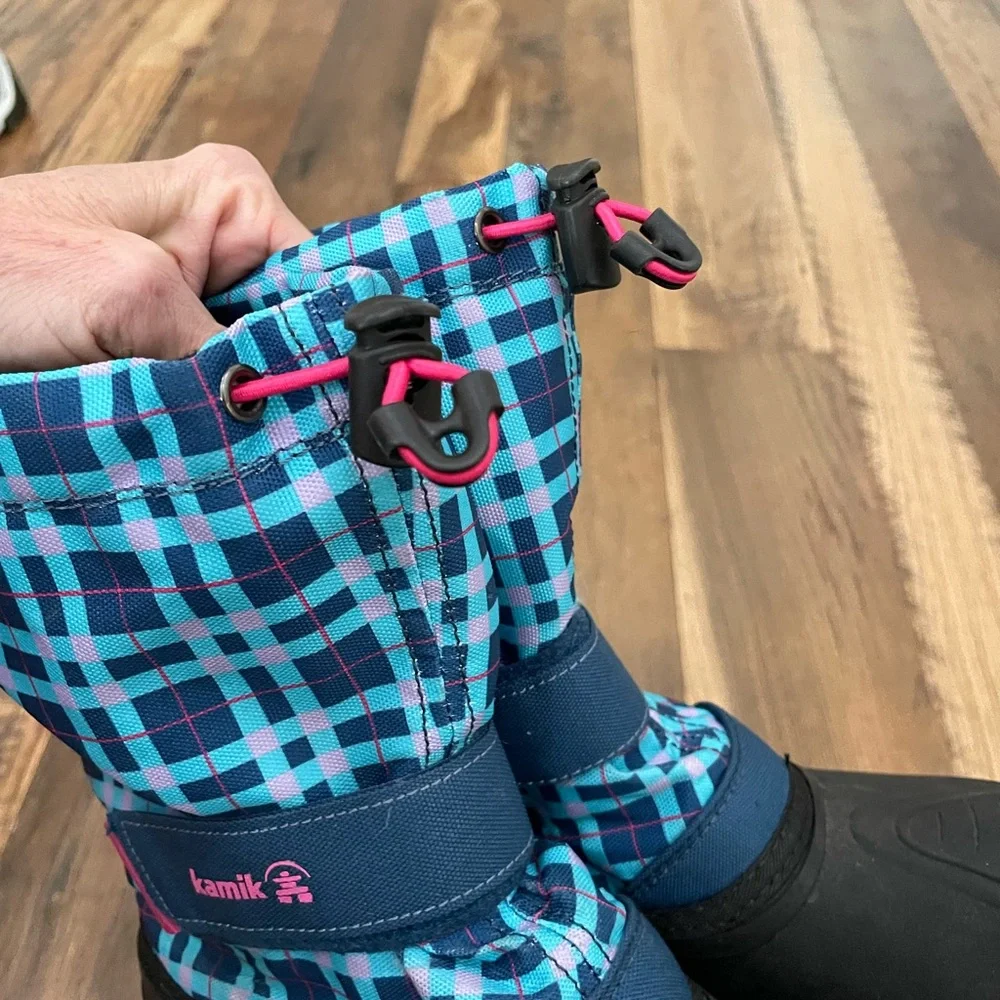 Kamik waterproof winter snow boots girl 3
